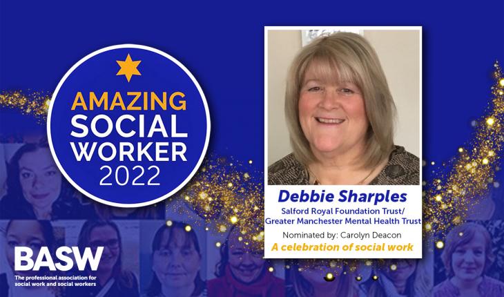 Debbie Sharples Amazing Social Worker 2022