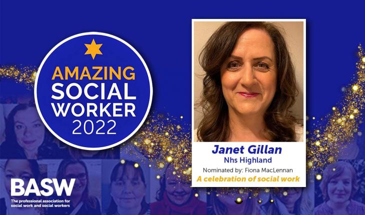 Janet Gillan Amazing Social Worker 2022