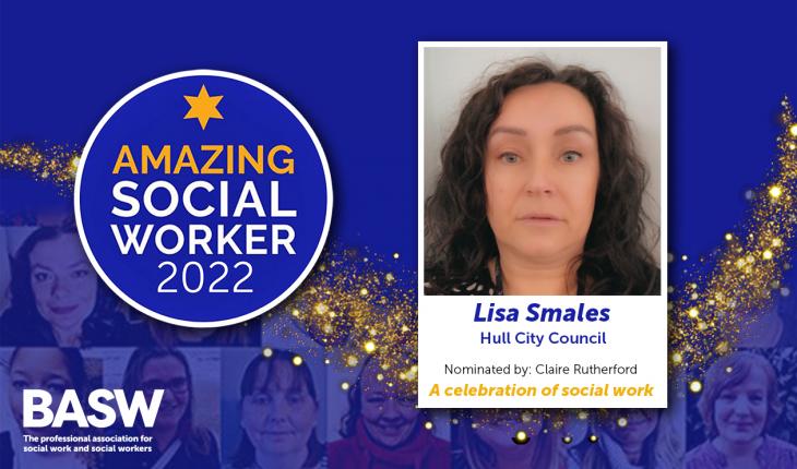 Lisa Smales Amazing Social Worker 2022