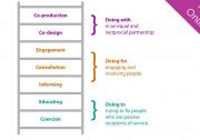 Ladder of Co-Production (Think Local Act Personal) 
